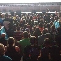 People Watching Demos at Revision, Saarbrücken 2019 - Foto: Tobias Kopka