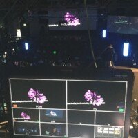 Evoke Koeln 2017 Night scene from bridge -
Foto: Tobias Kopka